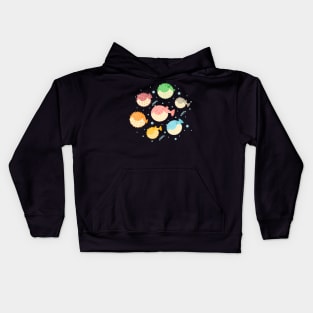 Happy Puffer Fish Kids Hoodie